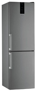 Combina frigorifica Whirlpool W9 821D OX H, 318 L, No Frost, FreshBox 0 °, FreshBox + , 6th Sense, H 188.8 cm, Finisaj inox