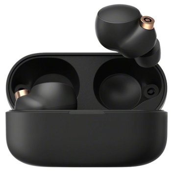 Casti In-Ear Sony WF-1000XM4B True Wireless Bluetooth Noise cancelling Microfon Autonomie de pana la 24 ore Negru