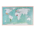 Hartă răzuibilă 87x52 cm World Map – Rex London, Rex London