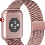 Curea Tech-Protect Milaneseband pentru Apple Watch 4/5/6/7/8/9/Se/Ultra 1/2 (42/44/45/49 mm) Roz, Tech-Protect