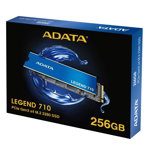 SSD ADATA Legend 710, 256GB, M.2 2280, PCIe Gen3x4, NVMe,