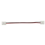 Conector flexibil cu doua mufe pentru banda LED pentru banda latimea 10mm monocolora, KVD