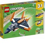 LEGO Creator - Avion supersonic 31126, 215 piese, 