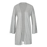 Cardigan lung gri cu maneci clopot - ONLY Silje, ONLY