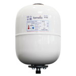 Vas expansiune sanitar Fornello 8 litri, vertical culoare alb, presiune maxima 10 bar, membrana EPDM, Fornello