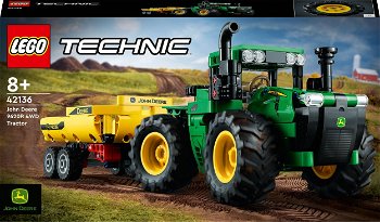 LEGO® Technic - John Deere 9620R 4WD Tractor 42136, 390 piese