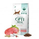 Hrana uscata completa pentru pisici OPTIMEAL Sterilised, Adult, vita si sorg, 10 Kg
