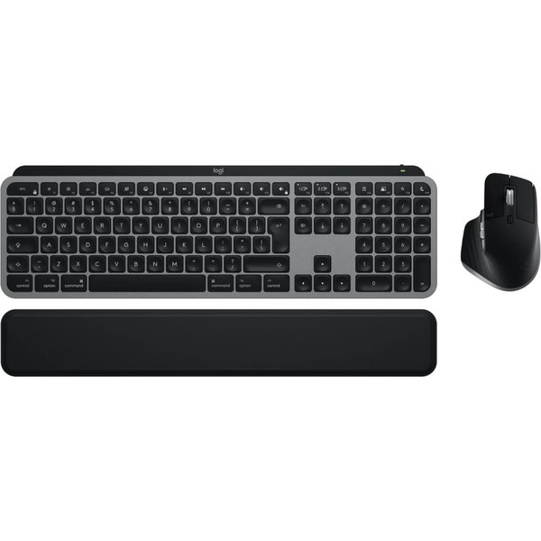 Kit Tastatura + Mouse MX Keys S Combo Mac Negru, Logitech