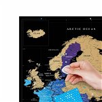 Harta - Global Travel - Black Europe | , 1Dea.me