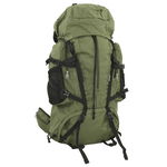 vidaXL Rucsac de drumeție, verde kaki, 80 L, țesătură oxford, vidaXL