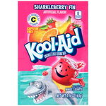 Kool Aid Sharkleberry Fin Sachet - amestec de băutură cu gust de fructe 4.6g, Kool Aid