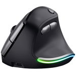 Mouse Bayo Wireless Rechargeable Ergonomic Mouse Negru, Trust