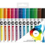 Brush Pen Molotow Aqua Color Basic1 12 buc/set