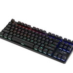Tastatura gaming mecanica SPC Gear GK530 Tournament TKL, iluminare RGB, software macro, switch Kailh Blue, Negru