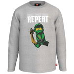 Lego longsleeve din bumbac pentru copii x Ninjago culoarea gri, cu imprimeu, Lego