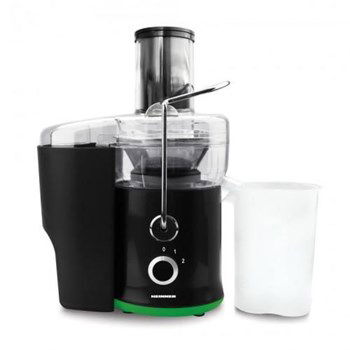 Storcator de fructe Heinner HSF-600BK, 600 W, 2 viteze, recipient pulpa 1.5 l, recipient suc 500 ml, negru