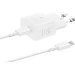 Incarcator retea Samsung EP-T2510XWEGEU Super Fast Charging 25W USB-C cablu USB-C inclus White, Samsung