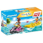 Jucarie Starter Pack Water Scooter with Banana Boat Construction Toy  70906, PLAYMOBIL