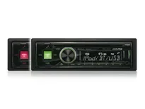 RadioCD Alpine CDE-173BT cu bluetooth si slot USB si iluminare taste culoarea : rosu / verde
