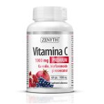 Vitamina C Premium cu rodie, bioflavonoide si resveratrol 60 capsule, Zenyth