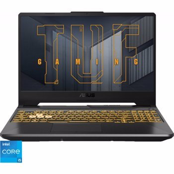 Laptop Gaming Asus TUF F15 FX506HC, Intel Core i5-11400H, 15.6", 8GB, 512GB SSD, GeForce RTX 3050 4GB, No OS, Eclipse Gray