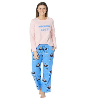 Imbracaminte Femei LLBEAN Petite Camp Pajama Set Blush, L.L.BEAN