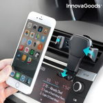 Suport gravitational de telefon mobil pentru masina InnovaGoods, 9x10x7 cm, InnovaGoods