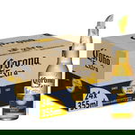 Bere blonda Corona Extra bax 0.355l x 24 sticle