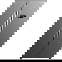 Side By Side ARCTIC 442l Clasa E Full No Frost Compresor Silent Inverter AirFlow Dual Tech Fast Freezing Eco LED Garden Fresh Display Inox