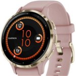 Smartwatch GARMIN Venu 3S 41mm, Wi-Fi, GPS, Android/iOS, silicon, Dust Rose/Soft Gold