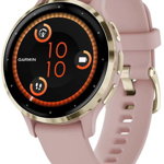 Smartwatch GARMIN Venu 3S 41mm, Wi-Fi, GPS, Android/iOS, silicon, Dust Rose/Soft Gold
