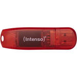 Memorie USB 2.0 Intenso 128 GB Rainbow Line, Rosu, Intenso