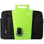 Set Geanta si Mouse wireless Acer Notebook Starter Kit pentru Notebook-uri de 17, Negru