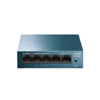 Switch 5 porturi Gigabit metalic TP-Link, LS105G, Tp-Link