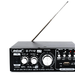 Amplificator Bass Profesional Andowl Q T110 Tip Statie cu Bluetooth Negru, GAVE