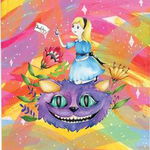 Felicitare. Alice in Tara Minunilor, -