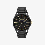 Nixon Watch Sentry SS Matte Black/ Gold