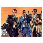 Tablou afis Grand Theft Auto - Material produs:: Tablou canvas pe panza CU RAMA, Dimensiunea:: 80x120 cm, 