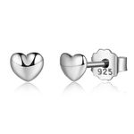 Cercei din argint 925 silver heart