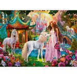 Puzzle Lumea Unicornilor, 100 Piese Glitter, Ravensburger
