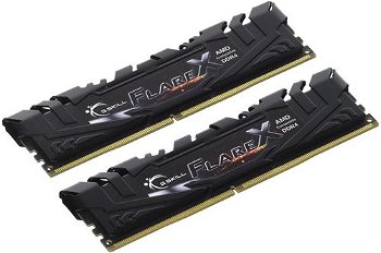 Memorie G.Skill Flare X (for AMD) 16GB DDR4 2400 MHz CL16 1.2v Dual Channel Kit