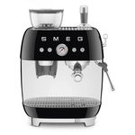 Espressor manual, Smeg, 20 bari, Rasnita reglabila, negru