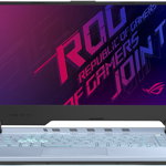 Notebook / Laptop ASUS Gaming 15.6'' ROG Strix G G531GU, FHD 120Hz, Procesor Intel® Core™ i7-9750H (12M Cache, up to 4.50 GHz), 16GB DDR4, 512GB SSD, GeForce GTX 1660 Ti 6GB, Free DOS, Glacier Blue