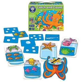 Joc educativ Prinde si Numara CATCH AND COUNT, Orchard Toys, 2-3 ani +, Orchard Toys