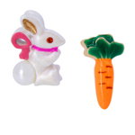 Bijuterii Femei Betsey Johnson Bunny amp Carrot Non-Matching Earrings Multi, Betsey Johnson