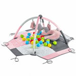 Centru de joaca cu bile BabyJem Roz Toy Ball Play Mat