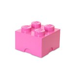 LEGO Cutii depozitare: Cutie depozitare LEGO 4 roz, LEGO