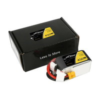 Baterie LiPo Tattu 450mAh 14.8V 75C 4S1P pentru drone, Tattu