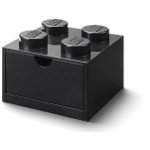 Cub, LEGO®, 16 x 16 x 12 cm, +3ani, Negru