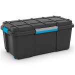 Cutie de depozitare din plastic Scuba BoxXL negru 110 l Curver 241508, Curver